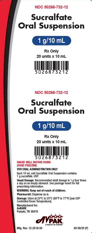 Sucralfate Oral Suspension Rx Only