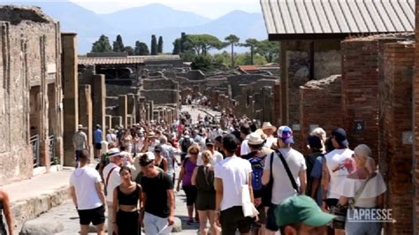 Pompei è record di visitatori Zuchtriegel La sfida è conservare al