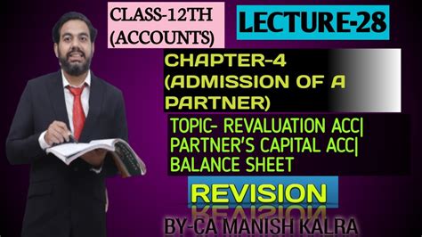 Revaluation Acc Partner S Capital Acc Balance Sheet Chap 4