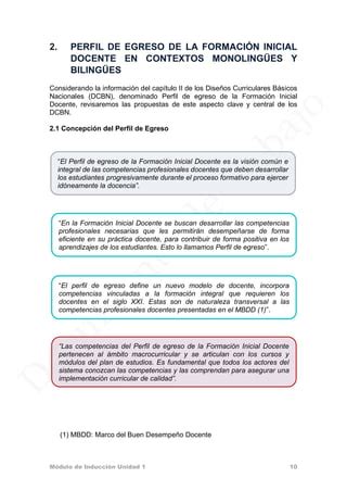 Modulo De Inducci N Implementaci N Curricular Pdf