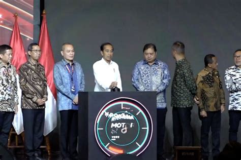 Presiden Jokowi Resmikan Pembukaan Pameran Otomotif Iims Antara News