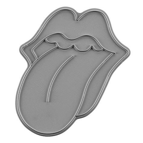 Hot Lips Rolling Stones Neon Sign D Model Cgtrader