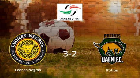 Leones Negros Uaem Potros Resultado Resumen Y Goles En Directo Del