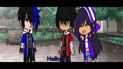 💙ein ️ Aaron And 💜aphmau Gacha Meme Aphmau Youtube