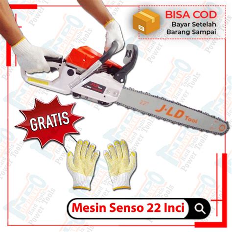 Jual Chainsaw Gergaji Tangan Inci Bar Rantai Senso Sinso Cinsaw