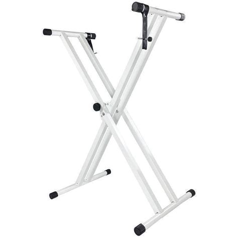white keyboard stand  shaped keyboard lightweight stable height