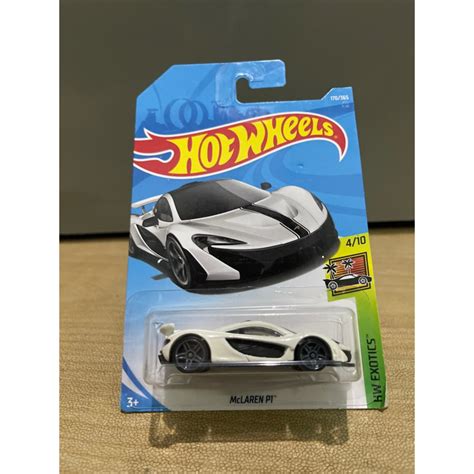 Hot Wheels Mclaren P White Shopee Malaysia