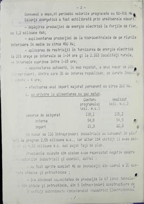 Document uluitor România lui Ceaușescu producea mai multă energie