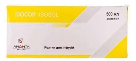 Izosol solution for infusions 500 ml. buy at Farmasko.com