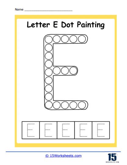 Letter E Worksheets 15