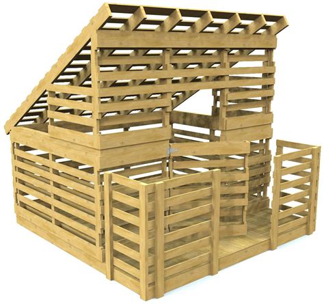 Pauls Pallet Playhouse Free Diy Woodworking Plan Pauls Playhouses