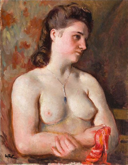 Wojciech Stanislaw Weiss Female Halfnude MutualArt