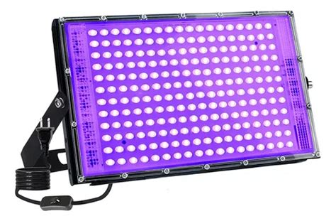 Luz Negra W Reales Parled Reflector Uv Led Ultravioleta Cuotas