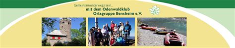 Odenwaldklub E V Ortsgruppe Bensheim Startseite