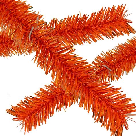 Metallic Orange Tinsel Garland Tinsel Garland Tinsel Garland