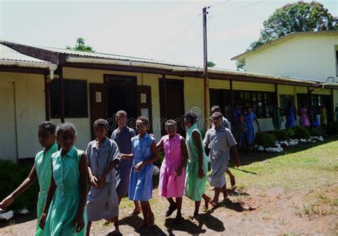 Fijian Primary School Class On Fiji Island Editorial Image Image