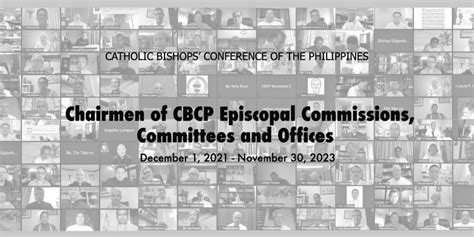 Heads Of Cbcp Episcopal Commissions Committees And Offices Cbcpnews