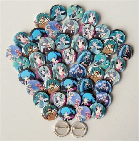 2017 Vocaloid Miku Hatsune Japan Anime Badge Pin Random Set Of D3 New From Sweetfunnybox 9 68