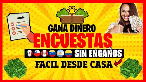 La MEJOR Página para GANAR DINERO con Encuestas 2021 SI PAGA Como