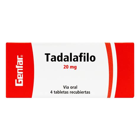 Tadalafilo Mg Comprimidos Gf Droguerias Unisanar