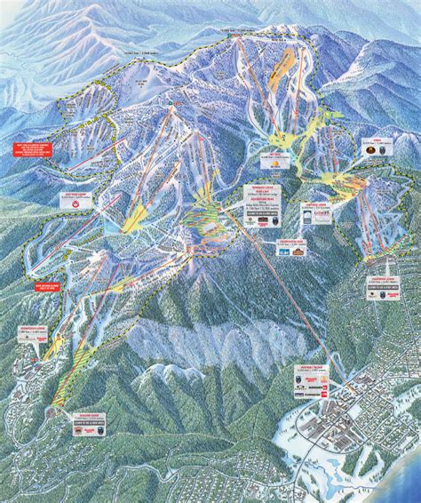 Heavenly Piste Map / Trail Map