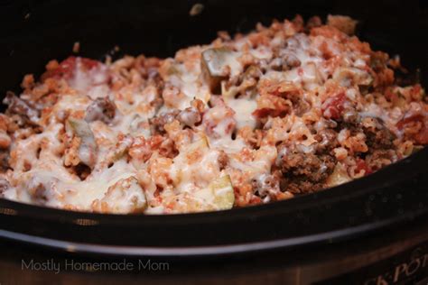 Crockpot Italian Zucchini Casserole Mostly Homemade Mom