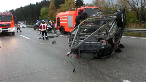 Verkehrsunfall PKW überschlagen Freiwillige Feuerwehr Ransbach Baumbach