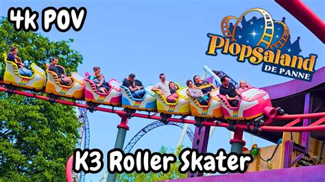 K Roller Skater K On Ride Pov Plopsaland De Panne Vekoma Junior