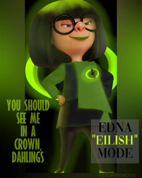 Billie Eilish Edna Mode By Deavormode On Deviantart