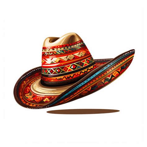 Sombrero Clipart in Oil Painting Style: High-Def Vector & 4K Clipart ...