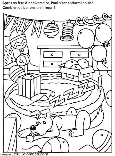 Exercice De Concentration 42 Coloriage En Ligne Gratuit Pour Enfant