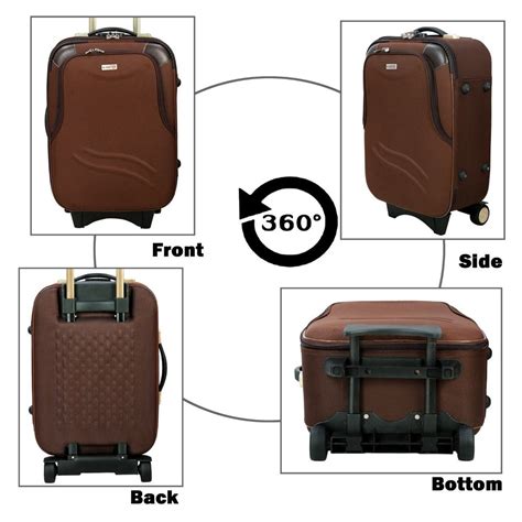 Klassy Collection Brown Travel Trolley Bag For Luggage Size At Rs