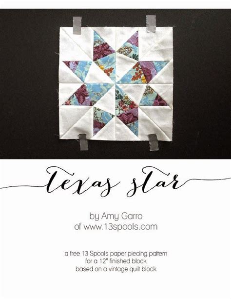 the texas star quilt pattern is featured in this article, which includes instructions for how to ...