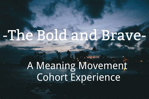 The Meaning Movement