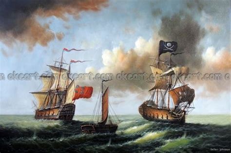 Pirate Ship Painting at PaintingValley.com | Explore collection of ...