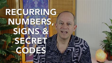 Recurring Numbers Signs And Secret Codes Youtube