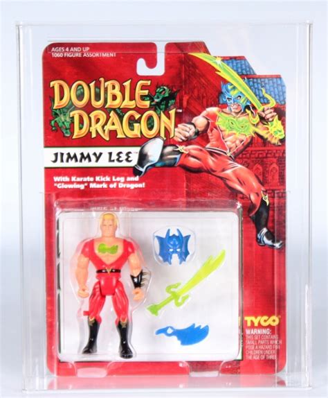 1993 Tyco Double Dragon Carded Action Figure - Jimmy Lee