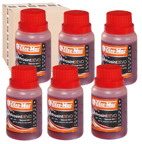 6x OLEJ DO MIESZANKI PALIWA OLEO MAC PROSINT 2 EVO 2T 100ML 001001361