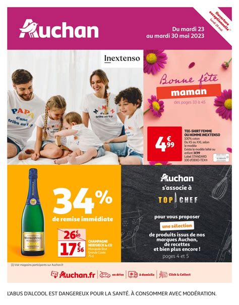 Auchan Bonne Fete Maman