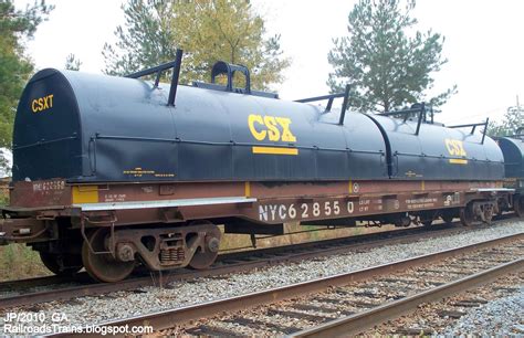 Nyc Conrail New York Central Railroad Coil Steel Rail Cars Csx Track