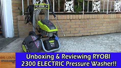 Unboxing And Review Of 2300 Psi Ryobi Pressure Washer Youtube