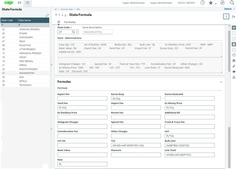 Excise Module In Sage X Sage X Tips Tricks And Components