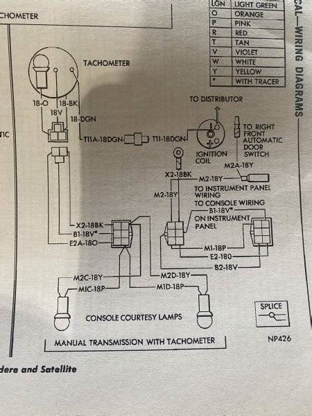 Tachometer Wiring Questions For B Bodies Only Classic Mopar Forum