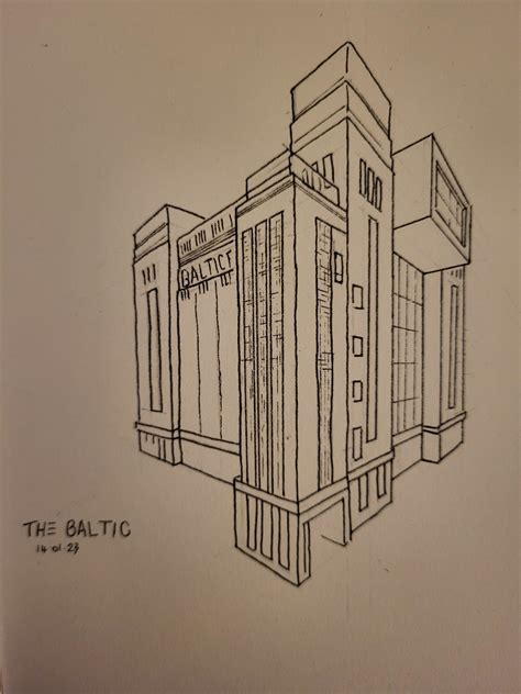 My drawing of the Baltic : r/NewcastleUponTyne