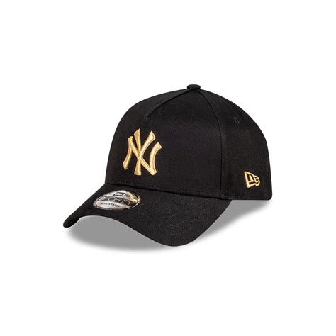 New Era 9forty A Frame Black And Gold New York Yankees Cap City