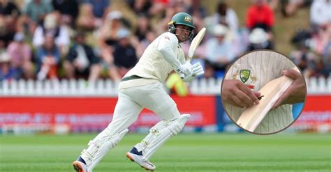 Nz Vs Aus Heres Why Dove Sticker Was Taken Off Usman Khawajas Bat On