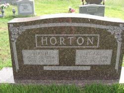 Virgil Thomas Horton Memorial Find A Grave