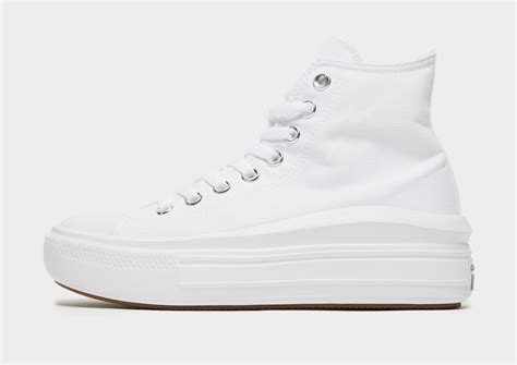 Hvid Converse Chuck Taylor All Star Move High Dame Jd Sports Danmark