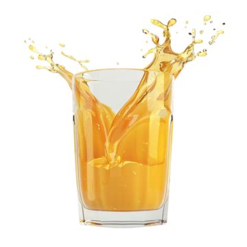 Suco De Laranja Fresco Em Fundo Transparente Png Fotografia De Bebida