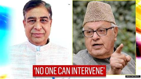 Jandk Congress Slams Farooq Abdullah S Pro China Remark Says No Other Country Can Meddle